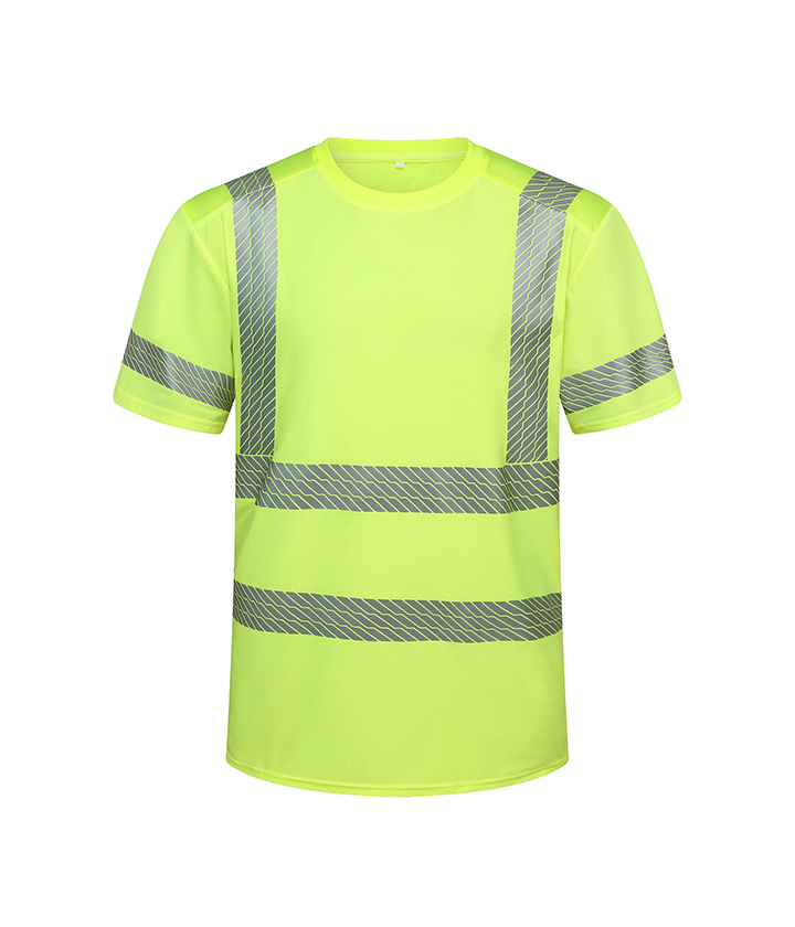 Hi Vis Yellow Short Sleeve T-Shirt (HET034)