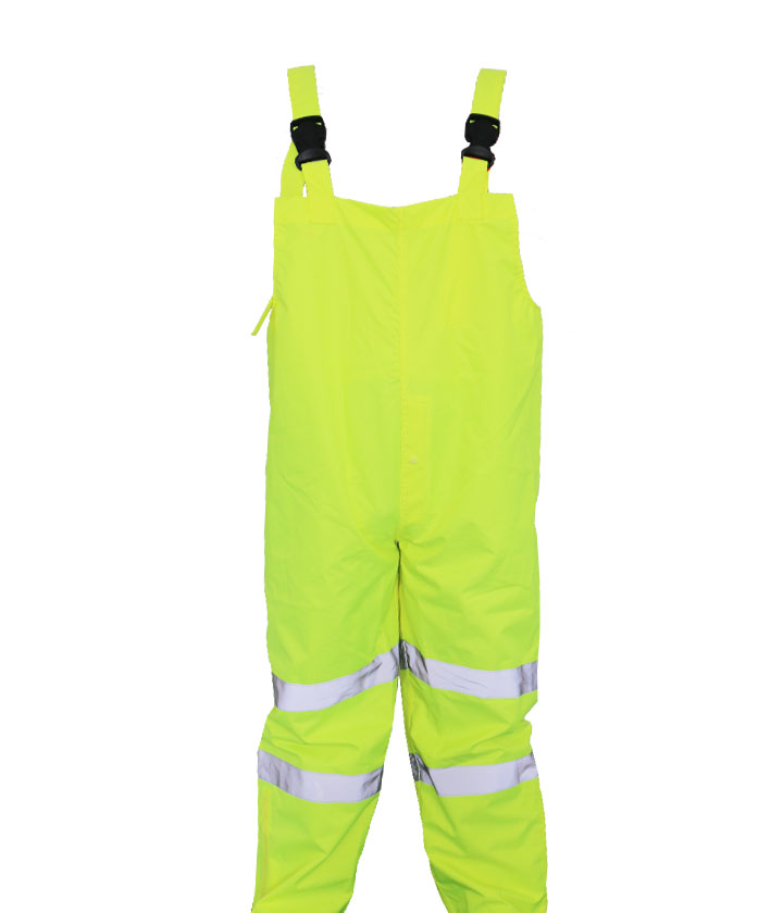 Lime  Padded Rain Bib Pants