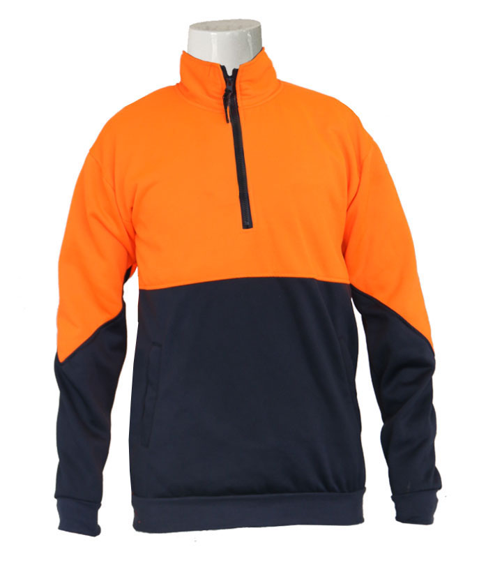 Hi Vis Orange/Navy sweater