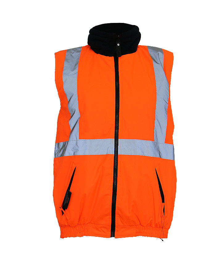 Hi Vis Orange/Navy vest