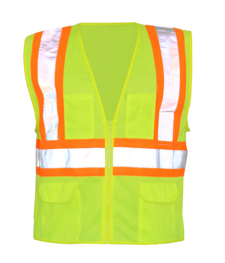 Lime/Orange safety vest