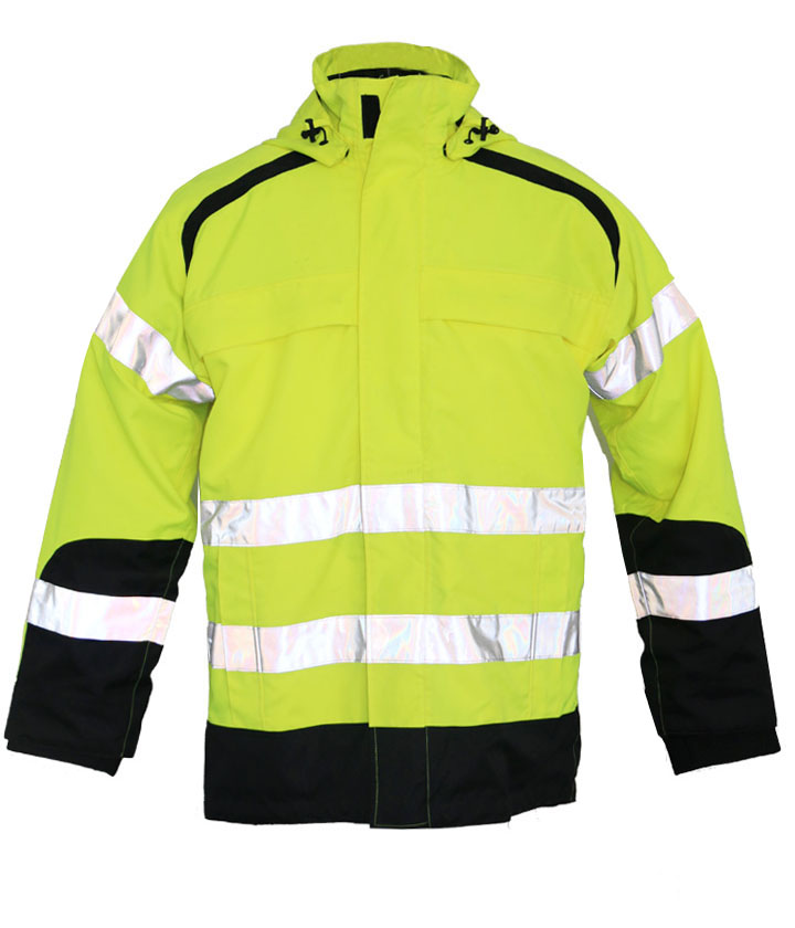 Hi Vis Yellow/Navy Two Tone work Jacket