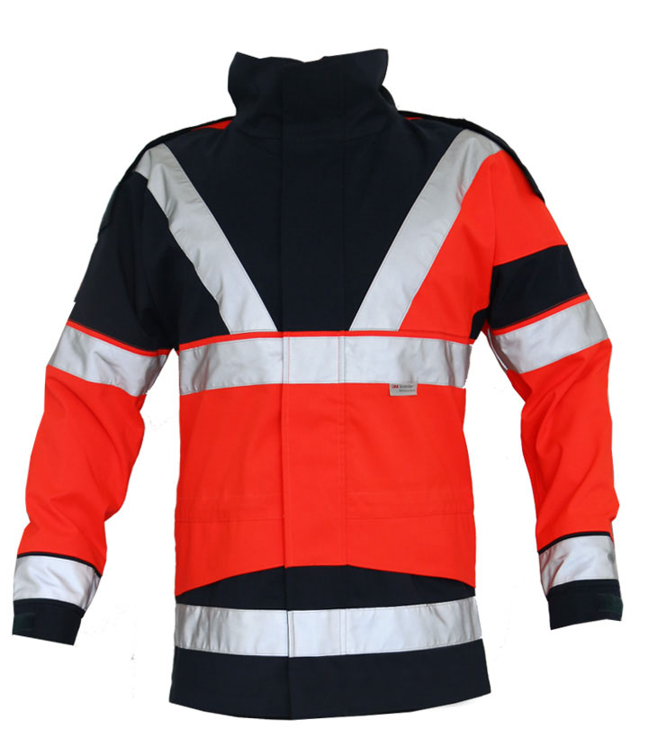 Hi Vis Red/Navy Two Tone Jacket