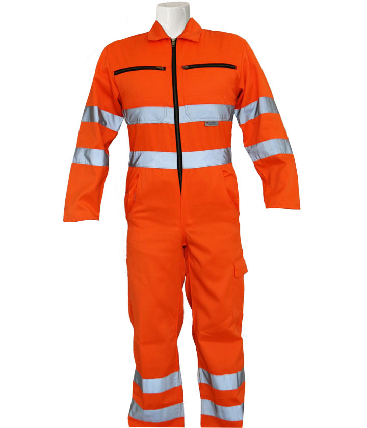 Hi Vis Orang Coverall