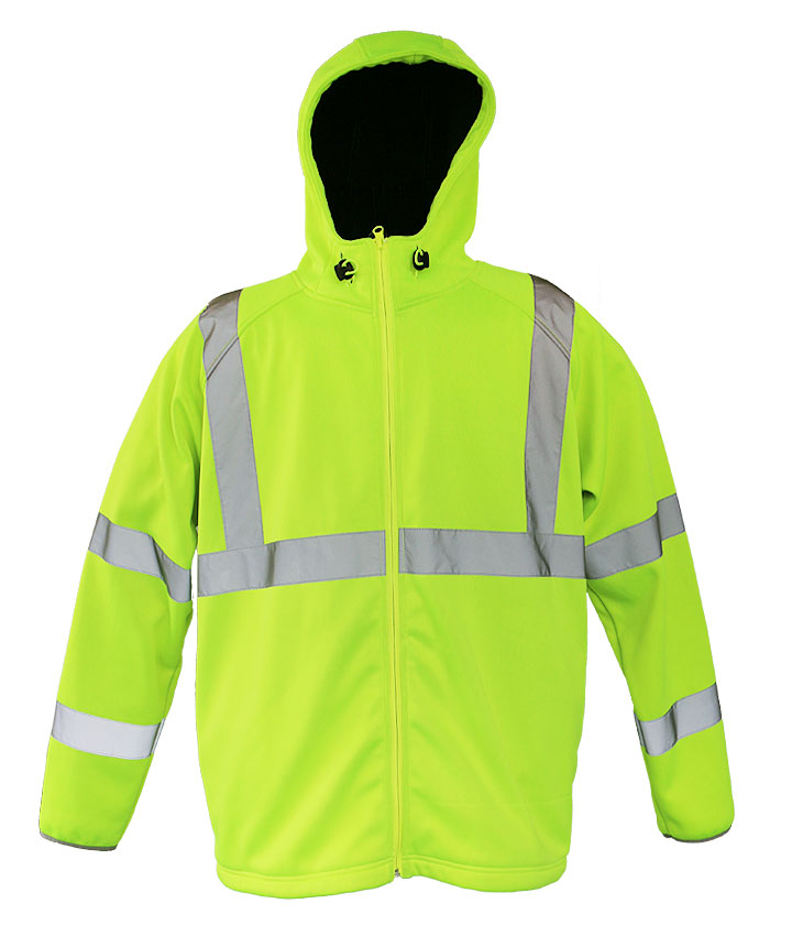 Lime knitted Softshell