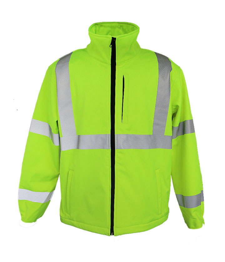 Hi Vis Yellow Softshell