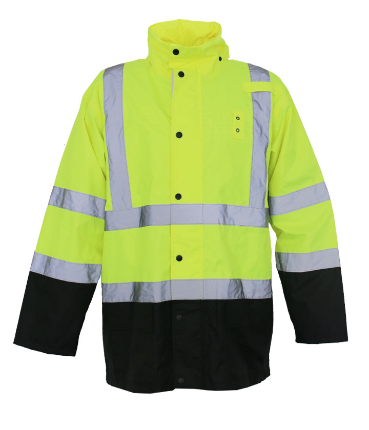 Lime/Black Raincoat