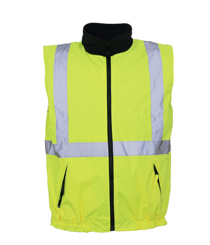 Hi Vis Yellow/Navy vest