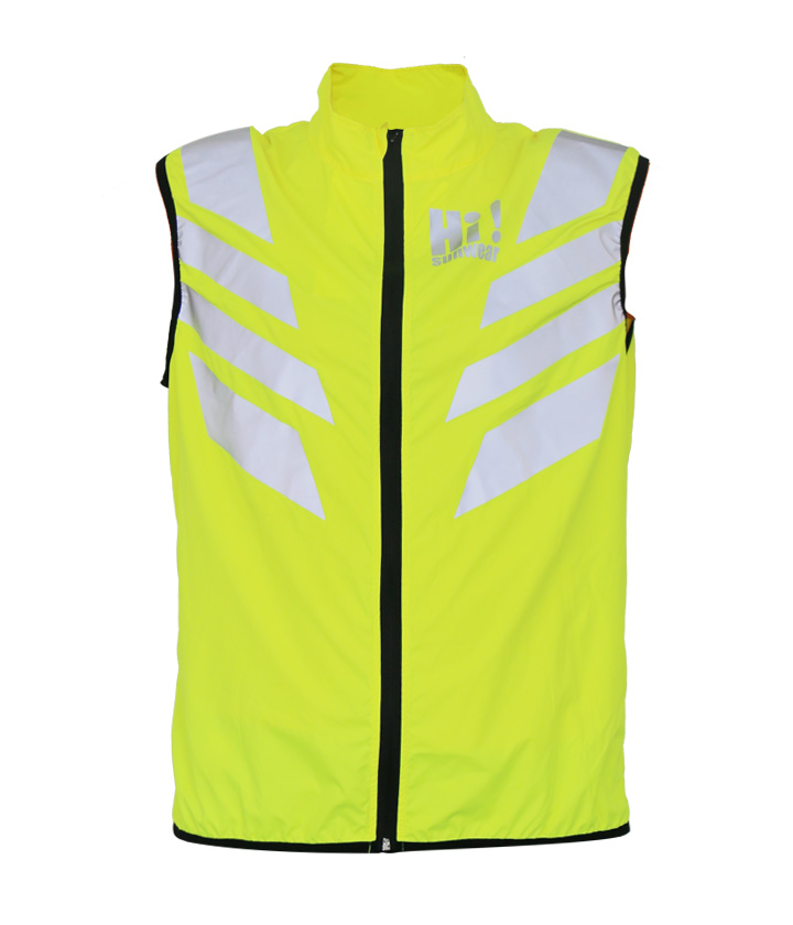 Hi Vis Yellow Bicyle Vest