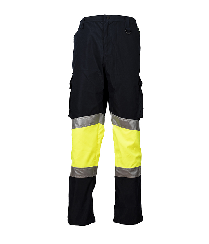 Hi Vis Navy/Yellow Work Trousers