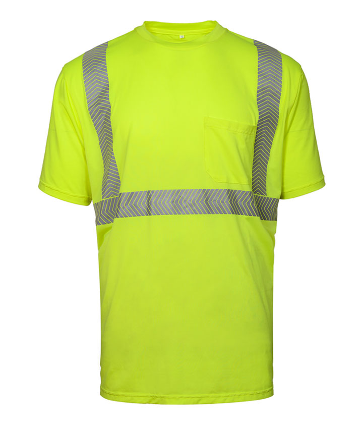 Lime Polyester Spandex T-shirt