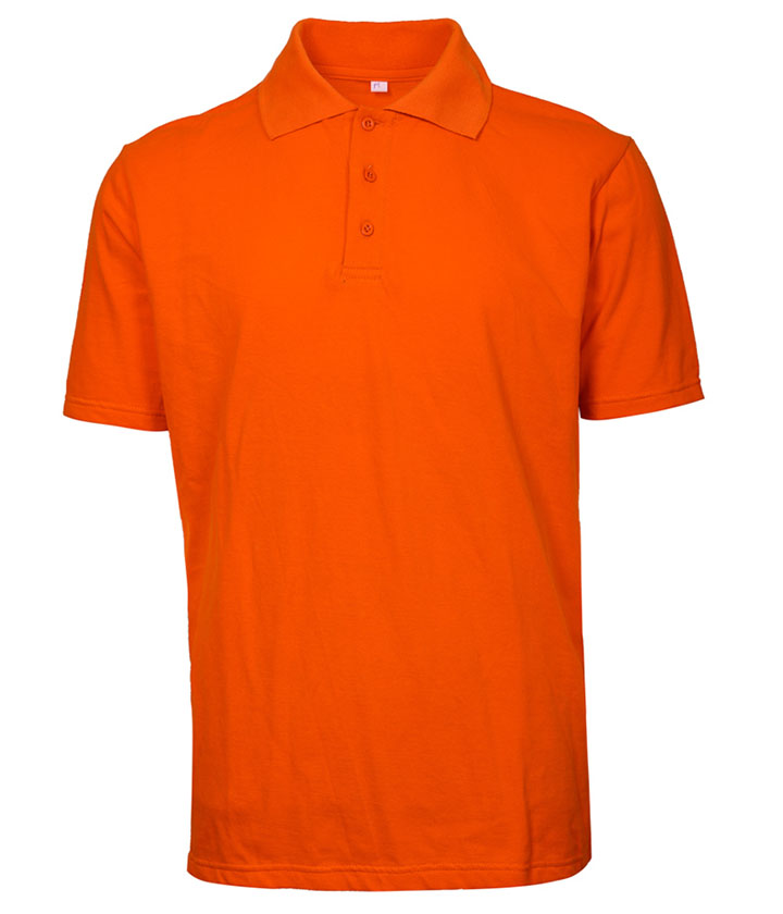 Orange color Polo shirt