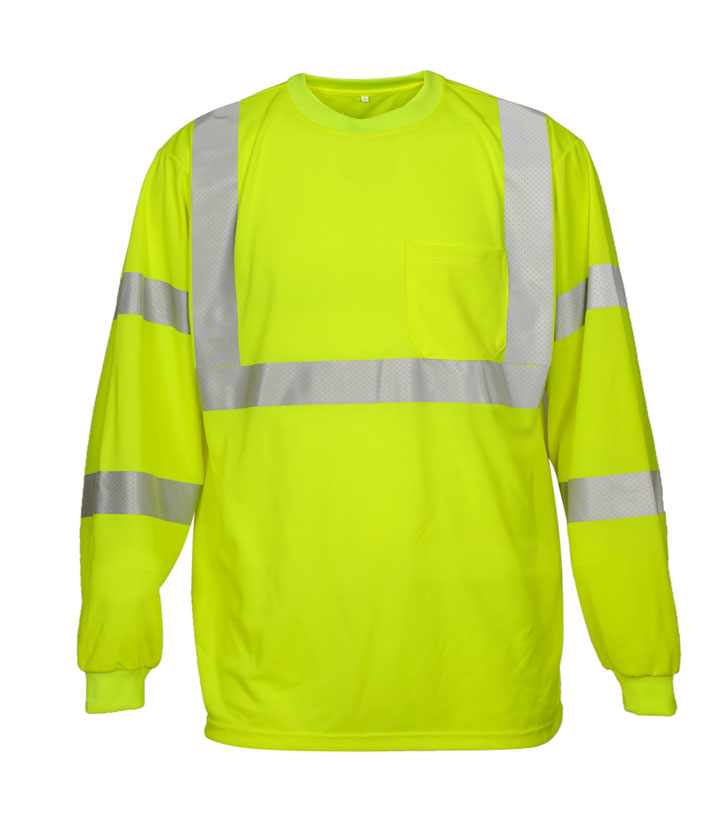 Hi Vis Yellow long sleeves T-shirt