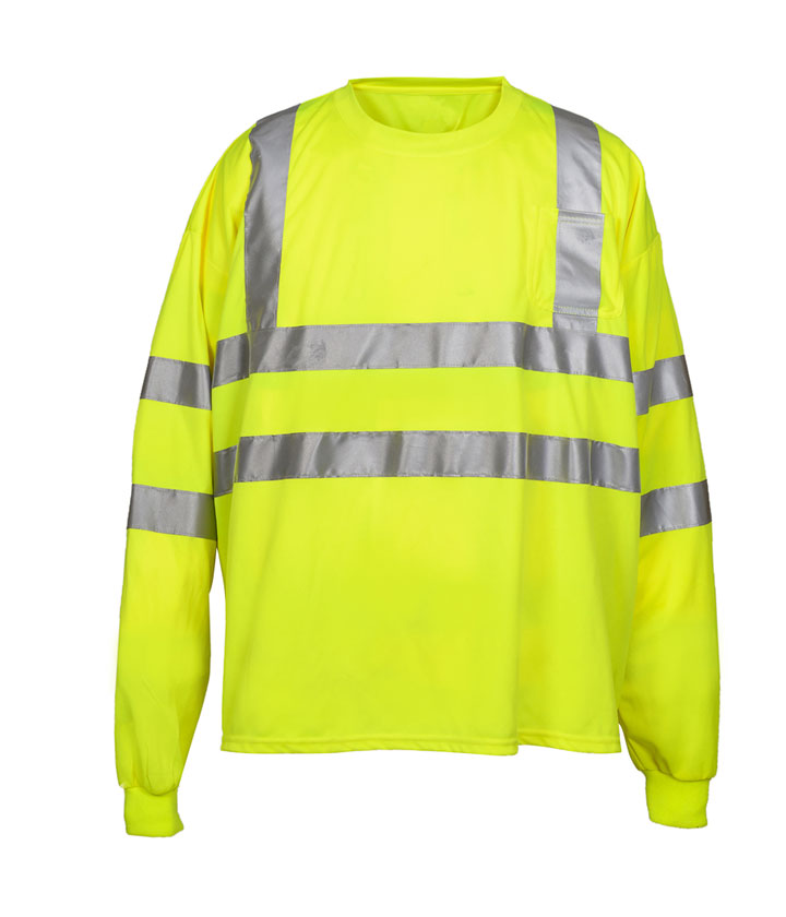 Hi Vis Yellow long sleeves T-shirt