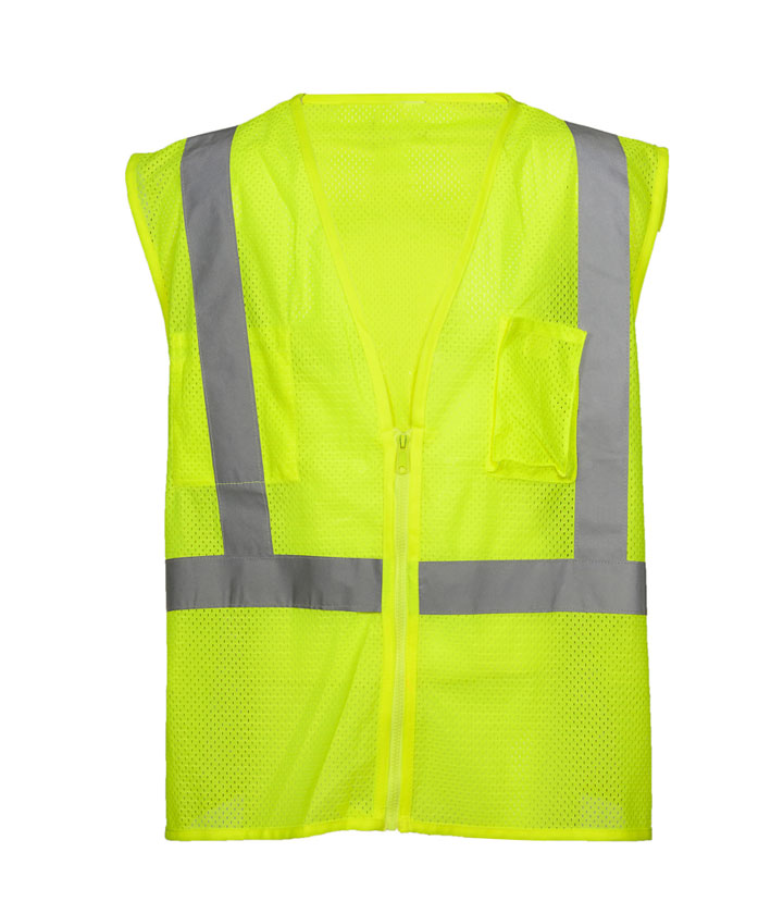 Hi Vis Yellow mesh safety vest