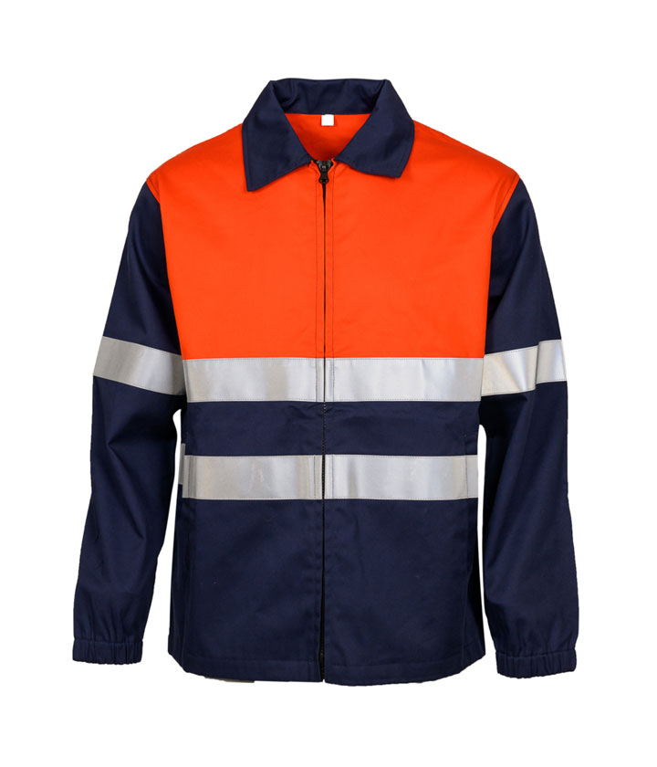 FR Orange/Navy Work Jacket
