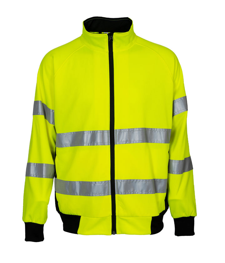 Hi Vis Yellow/Black PK fleece Jacket
