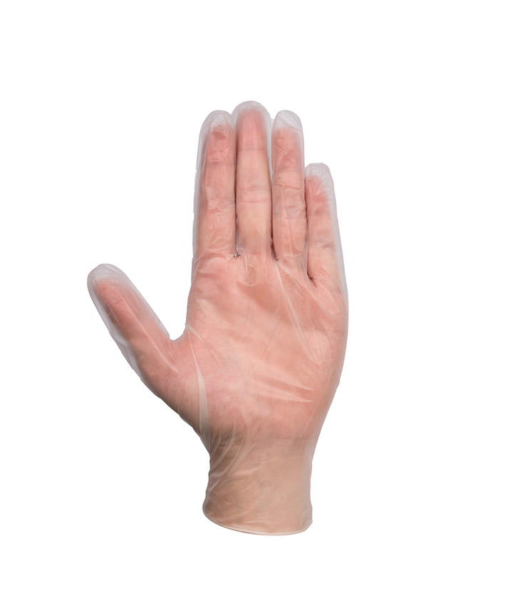 Transparent Disposable Medical PVC (Vinyl) Examination CE Gloves