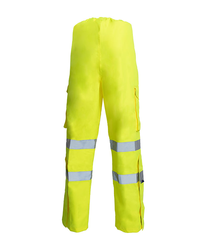 Hi Vis Yellow Raintrousers