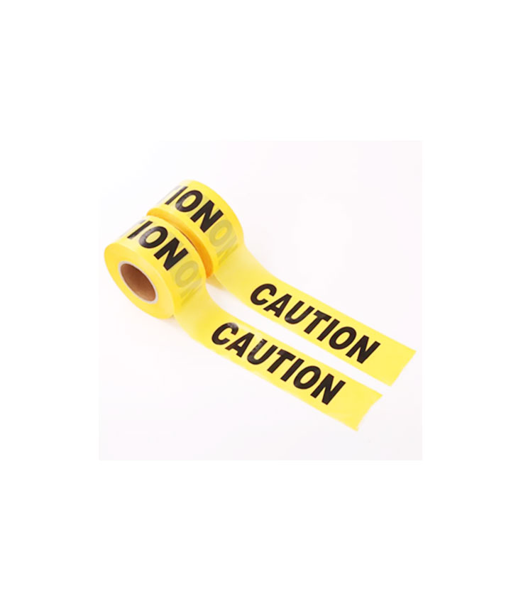 Yellow/Red Backdrop Warning Tape With Printing