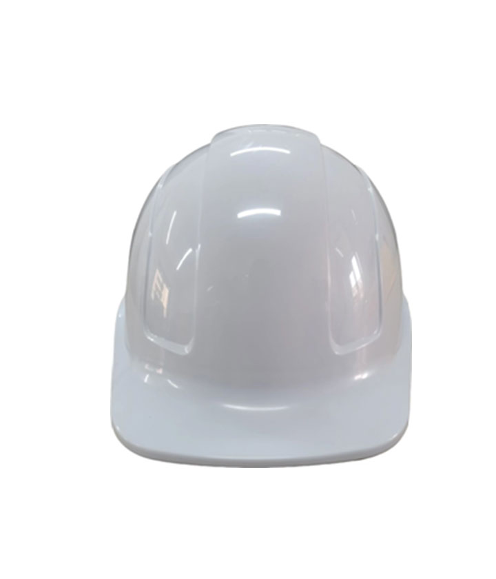 White Warning Reflective Helmet